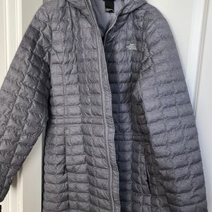 North face thermoball parka with hood